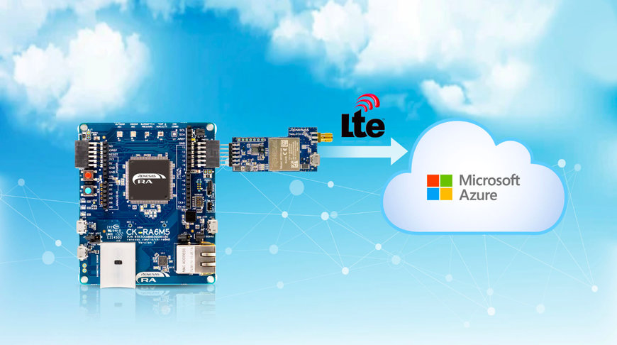 Renesas Cellular-to-Cloud Development Kits now connect to Microsoft Azure Cloud Services